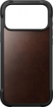 Nomad Rugged Leather Case iPhone 17 Pro Max Rustic Brown Horween