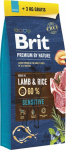 BRIT PREMIUM BY NATURE SENSITIVE LAMB 15kg+3kg