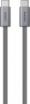 Kabel USB Aukey USB-C - USB-C 1.8 m Szary (Aukey)