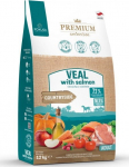 POKUSA Premium Selection Veal with salmon Adult - dry dog food - 12kg