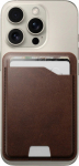 NOMAD Leather Mag Wallet - leather wallet compatible z MagSafe and Apple Find My, Horween leather (rustic brown)