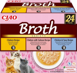Inaba Foods INABA CAT CIAO BROTH CHICKEN,FISH 24x40g