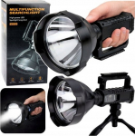 Lean Large Flashlight Searchlight with Tripod LED W5120 Powerbank 31 cm