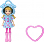 Mattel Polly Pocket: Tiny Worlds - Cherry Blue Dress Doll (JKC59)