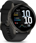 Garmin Venu 4 3.56 cm (1.4") AMOLED 45 mm Digital 454 x 454 pixels Touchscreen Black Wi-Fi GPS (satellite)
