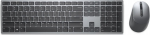 DEL Dell Premier Multi-Device KM7321W Wireless Keyboard and Mouse, RF Wireless+Bluetooth, US, Titan grey