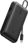 BELKIN BOOSTCHARGE PWRBANK W/ DISPLAY, BLACK / 10000MAH W/ USB-C CABLE