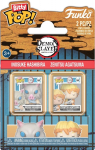 Funko Bitty Pop! 2-Pack: Demon Slayer - Inosuke Hashibira & Zenitsu Agatsuma Vinyl Figures