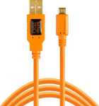Tether Tools TetherPro USB 2.0 A Male to Micro B 5-pin orange