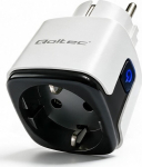 Qoltec Smart socket Wi-Fi 16A | timer | wattmeter | Tuya