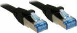 LINDY Patchkabel Cat6A S/FTP PIMF LSZH black 7.50m
