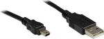 Alcasa Good Connections USB2.0 Kabel A-Mini B5pol. schw. 0.3m