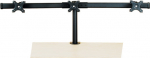 VALUE Triple LCD Arm - Befestigungskit (Swivel arm, C-Clip, 5 swivel joints) - f&uuml;r 3 LCD-Show - Schwarz - screen size: bis zu 68.6 cm (bis zu 27 Zoll)