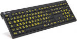 Logickeyboard XL Print PC Slim Line NERO - Tastatur