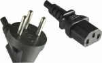 MicroConnect Power Cord Israel to C13 1.8m, Israel Type H to C13