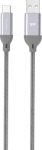 Silicon Power kaabel USB-C 1m punutud, hall (LK30AC)