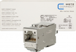 Metz mecatech Metz Connect C6Amodul 180&deg; - Modular input - CAT 6a - STP - RJ-45 - Metallic (pack of 12)