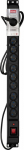 Activejet Combo power strip with surge protection 12 sockets 3 m czarna (COMBO/12gn/3m/cz )