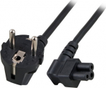 EFB Elektronik EFB Netzkabel Schutzkontakt 90&deg;-C5 90&deg;,sw,3.0m,3x0.75mm
