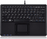 Keyboard Perixx Keyboard, Perixx PERIBOARD-510 H PLUS, USB, Wired Touchpad, french layout