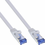 InLine Patchcord InLine&reg; flat, U / FTP, kat. 6A, white, 3m