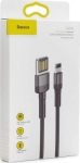 Kabel USB Baseus USB-A - Lightning 1 m Black and gray (CALKLF-GG1)