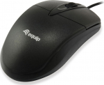 Equip Table mouse USB-A Stecker L+R 1.35m schwarz