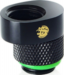 Bitspower X-Cross Adapter G1/4 Zoll AG auf G1/4 Zoll IG - 5mm Versatz, schwarz matt
