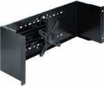 Delock Monitorarm - Rack mountable - Schwarz - 4U - 48.3 cm (19")