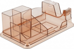 Delock Desk Organizer transparent / brown