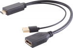 ShiverPeaks BASIC-S--HDMI adapter-A Adapter Displayport Buchse 4K - Adapter - Digital/Display/Video