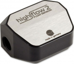 aqua Computer Durchflusssensor high flow 2, 2x G1/4 - silber/schwarz