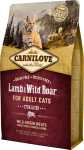 CARNILOVE Cat Sterilised Lamb and wild boar - dry cat food - 2kg