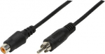 Logilink AudioVerl. 1x Cinch -> 1x Cinch St/Bu 5.00m bk