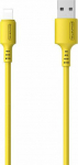 Cable USB Somostel USB-A - Lightning 1.2 m Yellow (28249)