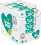 Pampers Wipes Sensitive 15x80szt