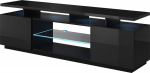 Cama MEBLE RTV cabinet EVA 180x40x56 black glossy