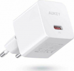 AUKEY PA-Y20S White Mini Charger 1xUSB-C 20W PD Power Delivery