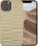 D. Bramante dbramante1928 Dune - Back cover for mobile phone - 100 % recycled plastic - sand - for Apple iPhone 14 Pro Max