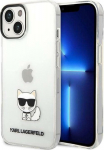 Karl Lagerfeld Choupette Logo Case for iPhone 14 Plus / Transparent
