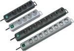 Brennenstuhl BN-PROFF120 - 2 m - Kunststoff - Silber - 10 AC-Outputs - 230 V - 50 - 60 Hz