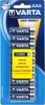 1x10 Varta Longlife Power Micro AAA LR03