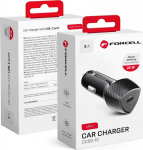 FORCELL F-ENERGY Carbon CC50-1C car charger Type C PD 3A 20W czarna