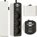 Brennenstuhl power strip BRENNENSTUHL POWER STRIP ''ECOLOR'' 3GN, 5M CZARNO-BIAŁA