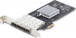 StarTech.com 4-Port GbE SFP Network Card, PCIe 2.0 x2, Intel I350-AM4 4x 1GbE Controller, 1000BASE Copper/Fiber Optic, Quad Port Gigabit Ethernet NIC, Desktop/Server Backplanes - Windows and Linux Compatible (P041GI-NETWORK-CARD) - network adapter - PCIe
