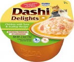 INABA Dashi Delights chicken tuna & scallop bouillon - cat treat - 70g