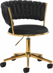 Activeshop 4Rico swivel chair QS-GW01G velvet black