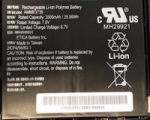 ZEBRA BATTERY PACK LITHIUM POLYMER, 9660 MAHR/7.6V ET51 OR ET56 10IN