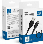 Kabel USB Bluestar USB-A - microUSB 1 m Czarny