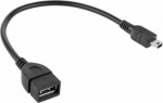 Cabletech USB ADAP A-F/MINI-B M OTG 0.20m